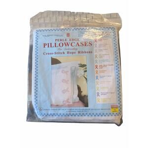 Jack Dempsey Needle Art #60 Hope Ribbons embroidery cross stitch